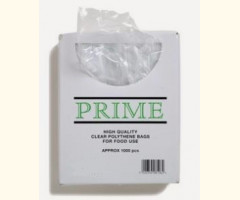 Clear Polythene Bags - (100 Gauge) 6" x 8" - 1000/Box
